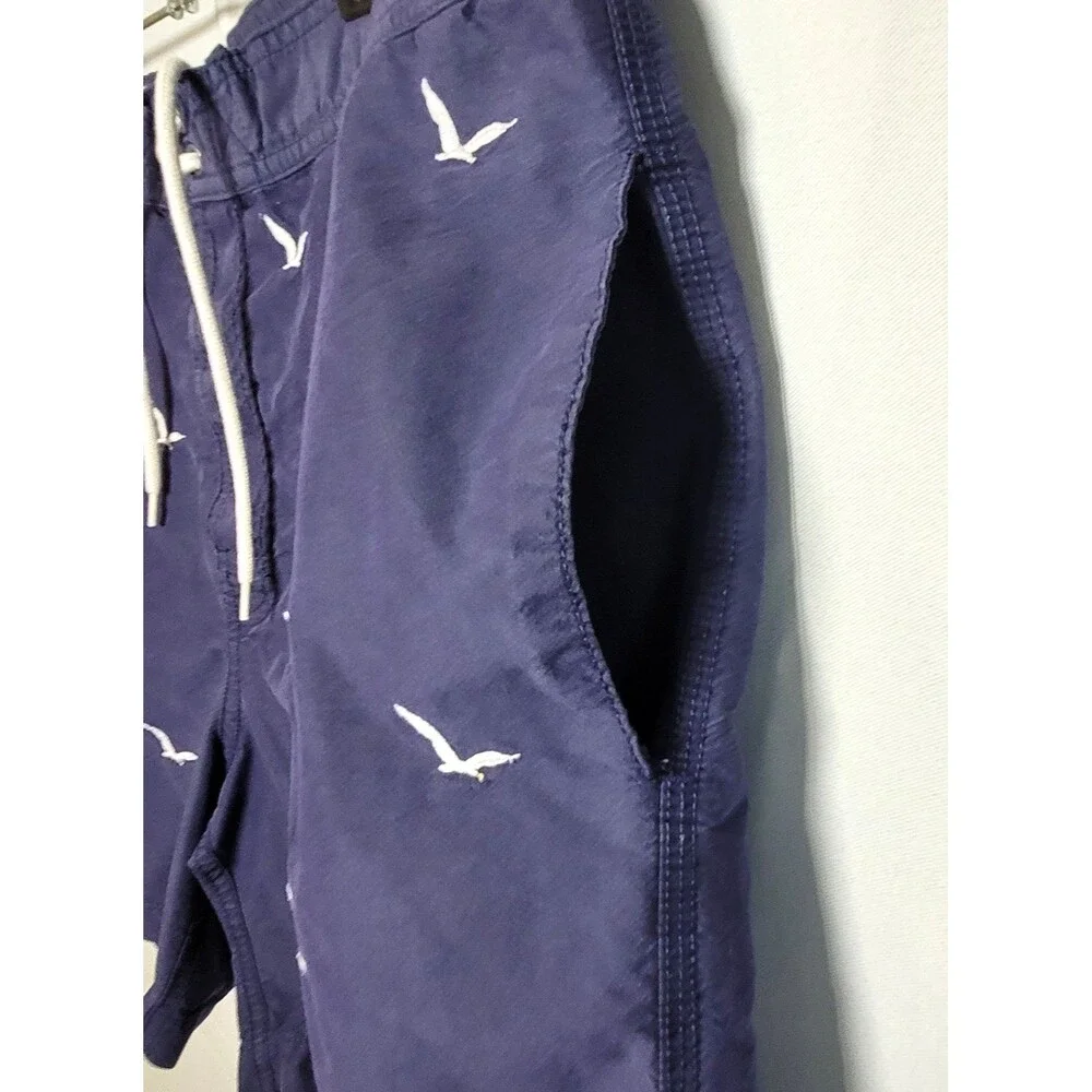 Polo Ralph Lauren Blue Seagull Swim Trunks Shorts Men's L W-36